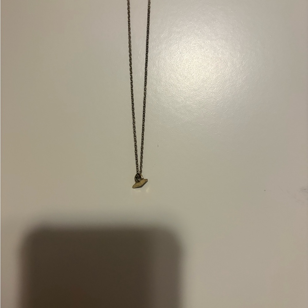 Silver Necklace with Heart Pendant